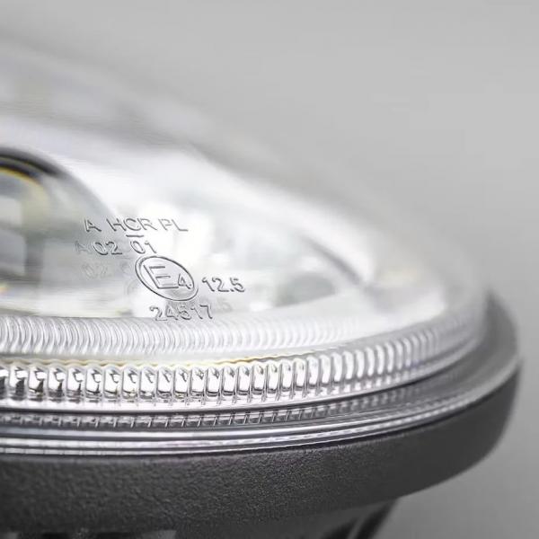 Preview: STEDI 7Inch Iris LED Headlight - Chrome (5700K)